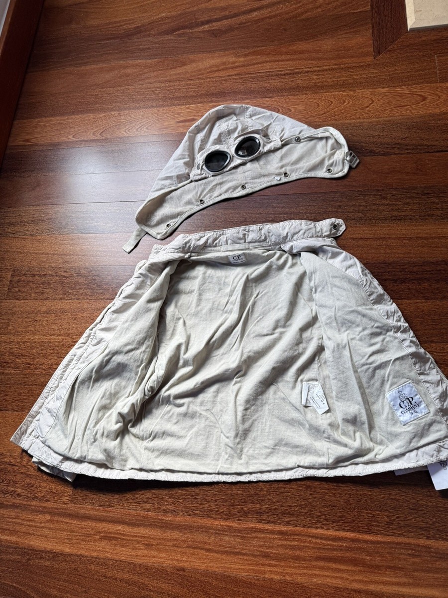 Iconic CP Company Jacket Goggles Kids Beige Light Khaki | eBay