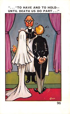 SAPHIR COMIC POSTKARTE NR 96 HOCHZEIT GEBRAUCHT UNGEBRAUCHT GUT PLUS