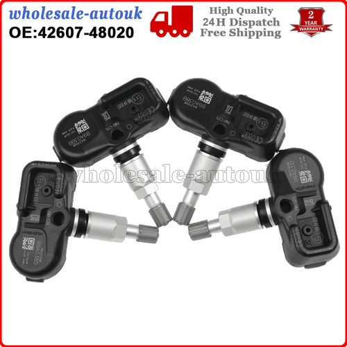 4PCS Tire Pressure Monitor Sensor TPMS for Lexus LC RX Hybrid XLE 42607-48020 - Picture 1 of 12
