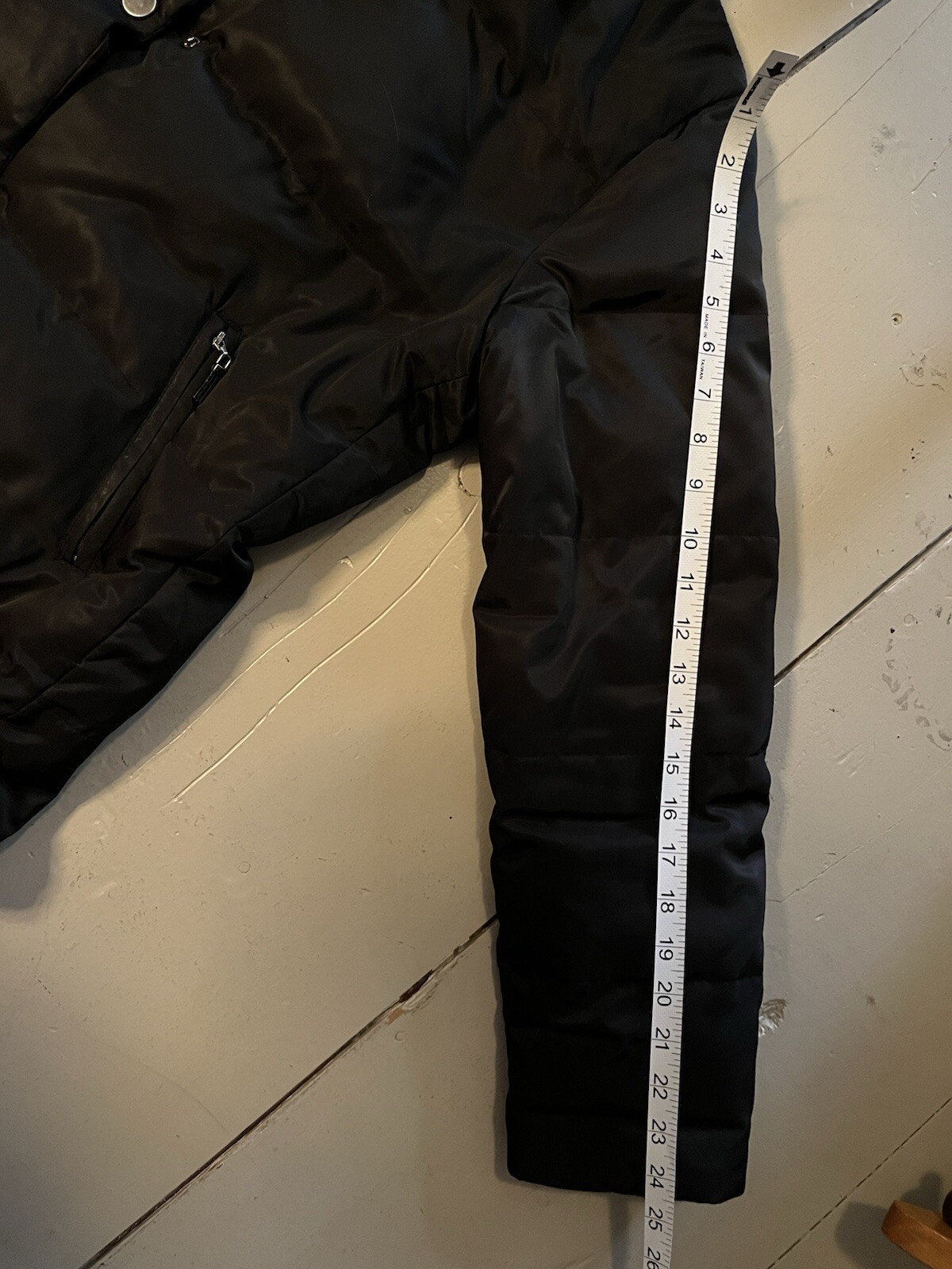 Talbots Black Down Jacket, Reversible, Large - image 6