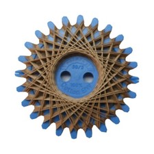 (0,11€/m) Sternzwirn Baumwolle 2 Stück je 20 m braun (0960)