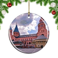 Germany Mainz Cathedral Christmas ornament city travel souvenir