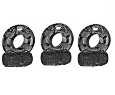 3Pcs Silicone Reuse Penis Ring Stretcher Sleeves Delay Ejaculation Male Enhancer