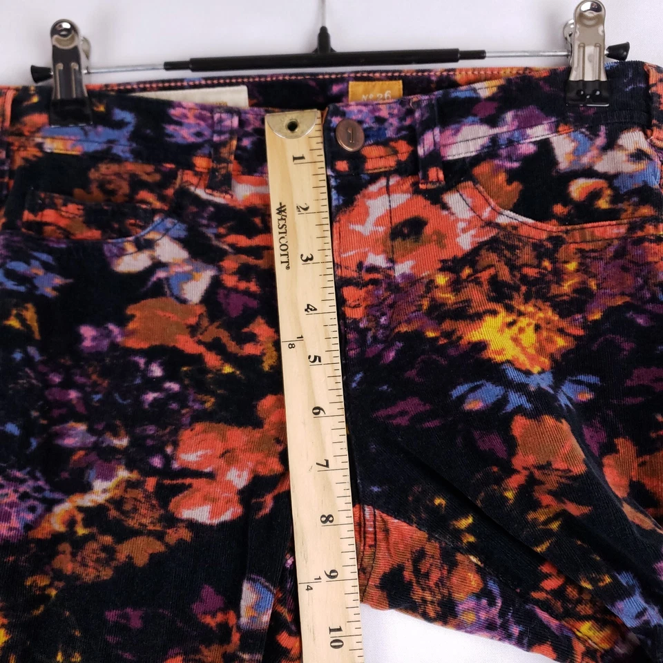 Женские узкие брюки Pilcro 28x30 цвет Mulri AOP с цветочными засечками эластичные - Изображение 4 из 4