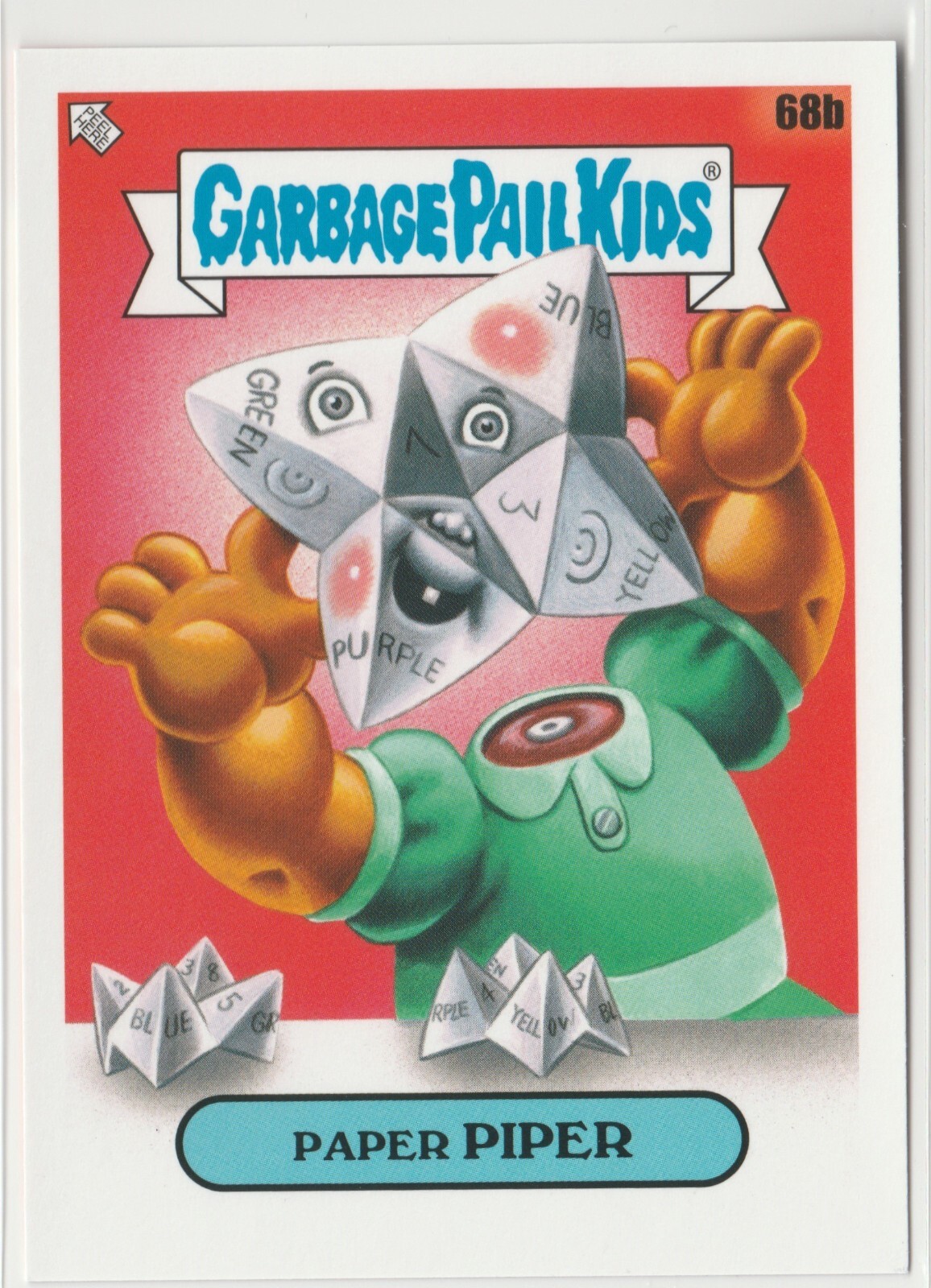 Paper Piper #68b Garbage Pail Kids GPK 2020 Late To School LTS Trading Card