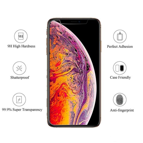 6 Tempered GLASS Screen Protector iPhone 11 XR X XSMax 11 Pro Max 8 7 2x 3-PACK - 第 3/6 張圖片
