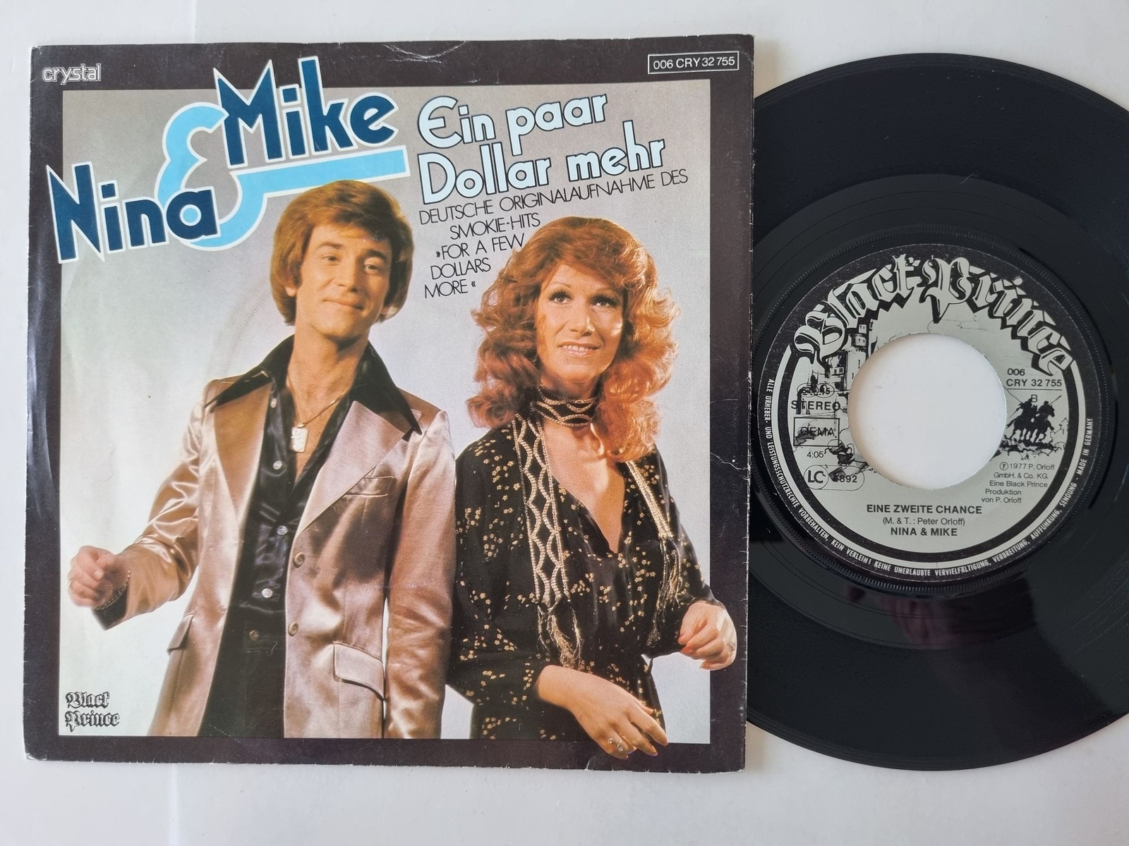 Nina & Mike - Ein Paar Dollar Mehr 7'' Vinyl/ CV Smokie - For a few dollars more
