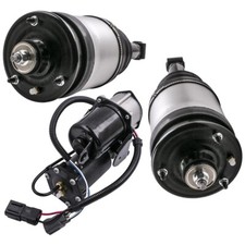 Pair Rear Shocks Spring Strut Type Air Pump for Land Rover Discovery 3 LR023964