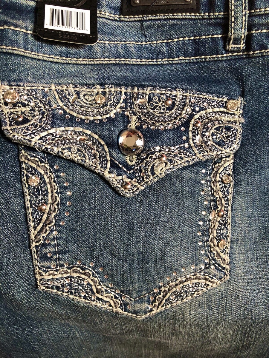 Earl Jean レディース
ブラウン レザー ライダースジャケット Earl Jeans Embellished Rhinestones Stretch Slim Boot Cut
