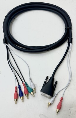 Polycom 2457-24772-001 CBL DVI+2 RCA to 5 RCA 3M Monitor Audio Video Cable