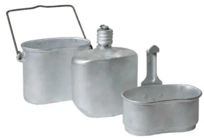 Russian VDV Mess Kit Canteen Airborne Flask Soviet Army Kotelok