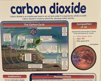 CARBON DIOXIDE, RARE AUTHENTIC 1997 POSTER | eBay