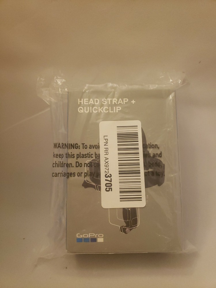 GoPro Official Head Strap and QuickClip Mount - Universal Compatibility for All GoPro Cameras, Secure Hands-Free Action Capture - Model 119