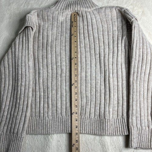 Maglione donna Time And Tru collo alto beige maglia taglia L - Foto 5 di 6