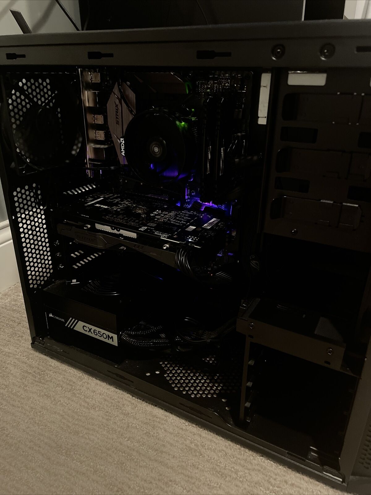 custom built gaming pc WINDOWS 10 pro, ASUS RADEON RX-570, 500GB