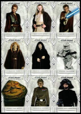 2018 Topps Star Wars Masterwork Base Card You Pick the Card Finish Your Set