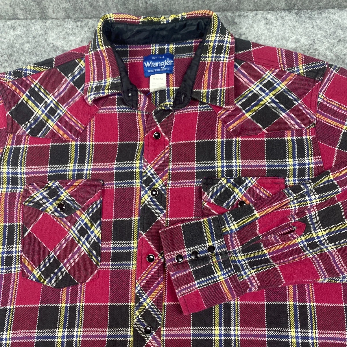 Heavyweight flannel shirts with snaps cheap