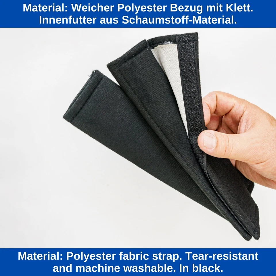 Auto Gurtpolster 2 Stück Gurtschoner Schulterpolster Autositz Polsterung Gurt - Bild 3 von 4