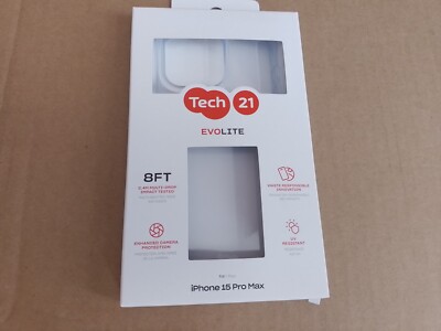 Tech 21 Evo Lite für iPhone 15 Pro Max 6,7'' transparent T21-10329