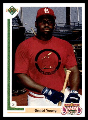 1991 Upper Deck Final Edition  Dmitri Young #7F St. Louis Cardinals