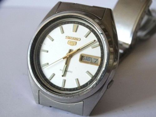SEIKO 5 7009-3480 F orologio VINTAGE uomo anni 80 FUNZIONANTE data day |  eBay
