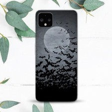 Gothic Horror Bats Full Moon Case For Google Pixel 2 3 3a 4 4a 5 6 7 8 XL