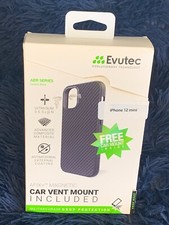 Evutec Iphone 12 Mini with Car Vent Mount 