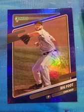 2021 Panini Donruss Variation Holo Blue Lucas Giolito (Big Foot) #90 White Sox 