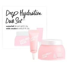 Saturday Skin Deep Hydration Duo- Waterfall Cream 50ml, Wide Awake Eye Cream 8ml