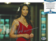 PADMA LAKSHMI SIGNED 8X10 PHOTO SEXY TOP CHEF HOST COOK MODEL BECKETT COA BAS