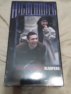 Vintage 1995 Highlander BLOOPERS Gag Reel TV Series VHS ** Sealed! 