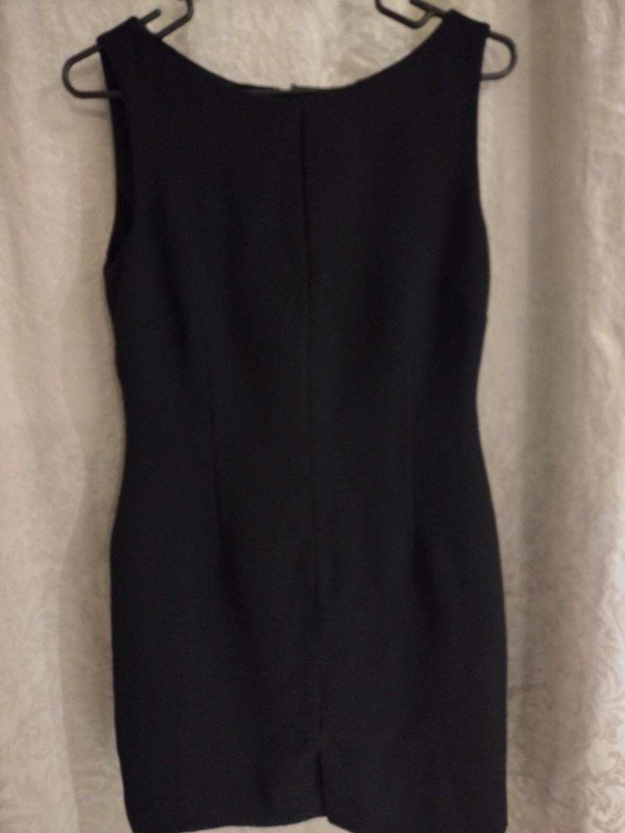 Solid Black Shift Dress Harold's Made In USA Vintage Women's Size 6 | eBay