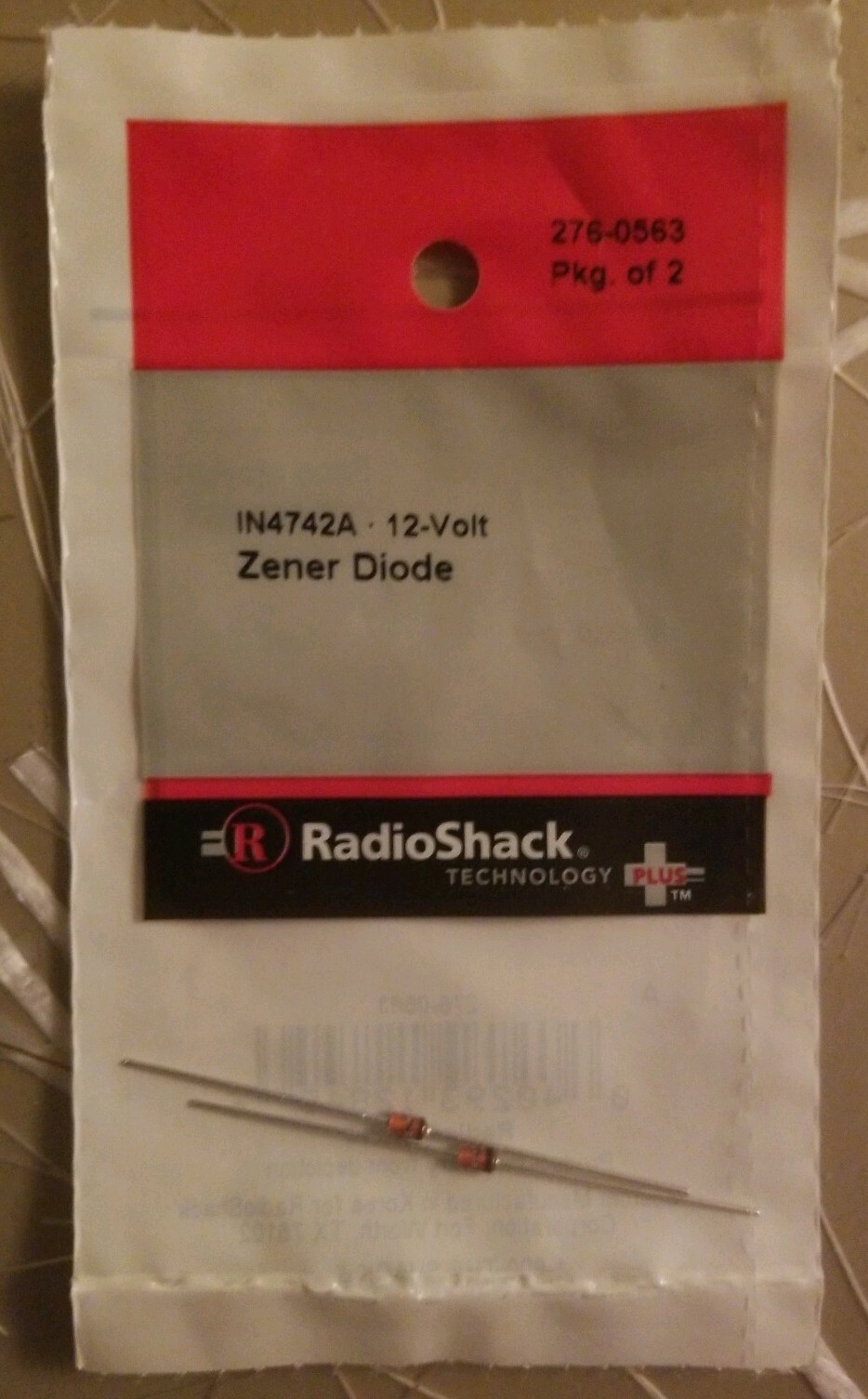 NEW! RadioShack 12 Volt Zener Diode 2760563 IN4742A *FREE SHIPPING* eBay