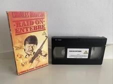 Raid on Entebbe VHS Video Tape Charles Bronson - Rare Cardboard Case - Free P&P