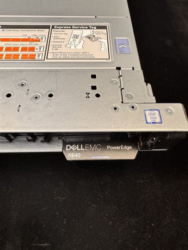 DELL POWEREDGE R640 8SFF 2x 10C SILVER 4210R 2.4GHz 384GB RAM 2TB SSD H730P - Picture 2 of 4