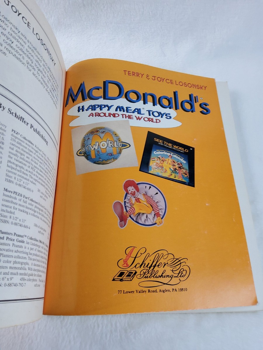 洋書 McDonald's HappyMealToys AroundtheWorld McDONALD'S Book Happy Meal Toys Around the World 1995