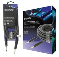 Guitar Amp Lead Cable 6.35mm Mono Jack Plug Keyboard Straight 3m 5 10 15m Sweex