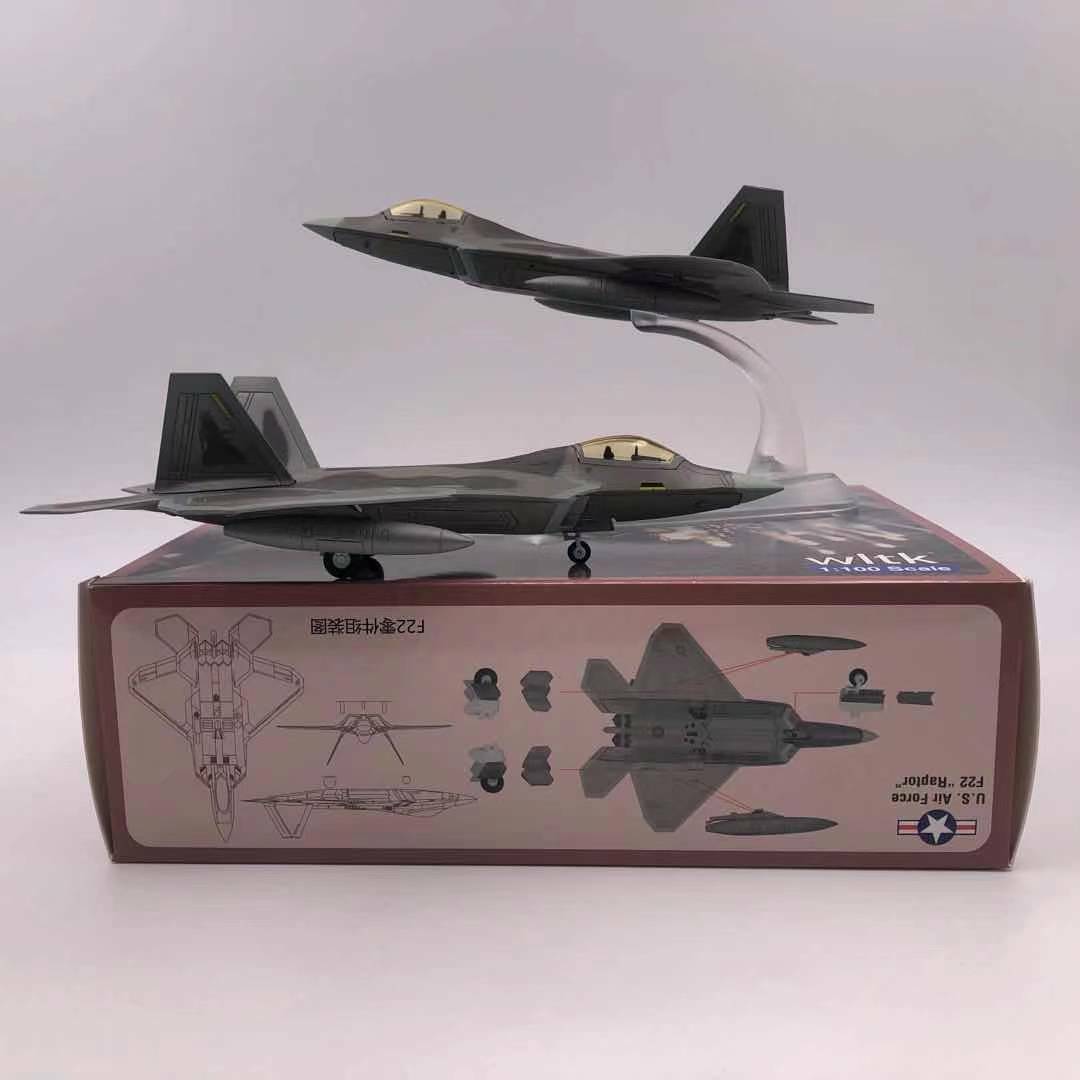 Wltk 1/100 USAF F-22 Raptor Stealth Air Superiority Fighter