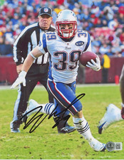 Danny Woodhead Signed Autographed 8x10 Photo Beckett COA HOF New England Patriot