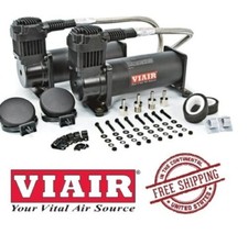 VIAIR 200PSI 3.53CFM 444C Paquet De Valeur Dual Performances 44442 Noir Stealth
