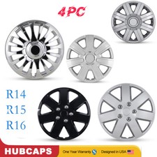 14 15 16 Set Of 4 Wheel Covers Rim Snap On Full Hub Caps Fits Tire Rim New