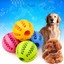 thumbnail 4 - Pet Dog Puppy Cat Training Dental Toy Rubber Ball Chew Treat Dispensing Holder B