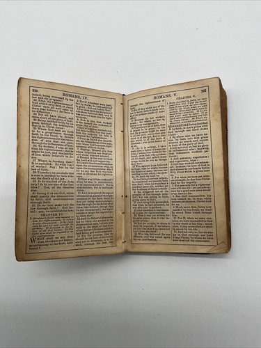 Antique- 1875- Miniature- The New Testament- Translated From The Original Greek - Picture 8 of 12