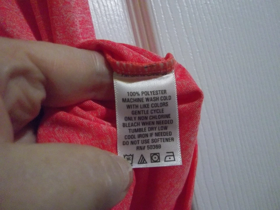 Camiseta Top Entrenamiento Cascade Sport Performance Rosa Seco de Velocidad Manga Corta Talla L Foto 2 de 4