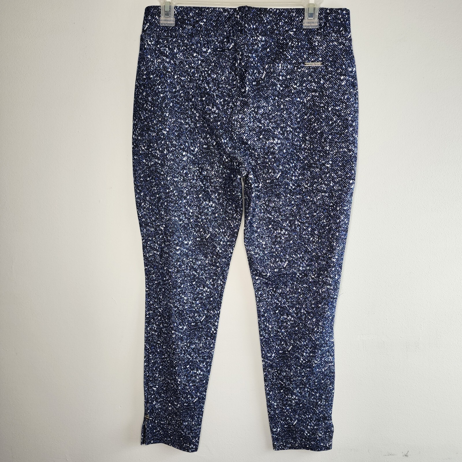 Michael Kors Women's Blue White Skinny Jeggings Jeans, Size Medium Pants thumbnail 3