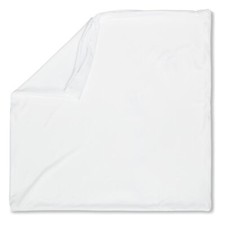 20" x 20" Cover Throw Pillowcases - 85/15 Nylon/Spandex Silky White