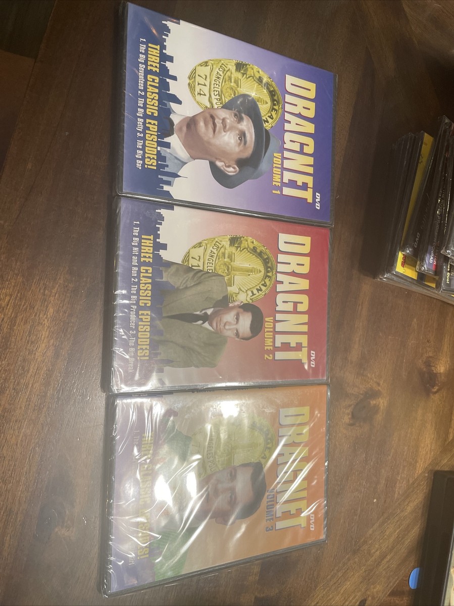 Dragnet DVD Volumes 1-3 ZZ | eBay
