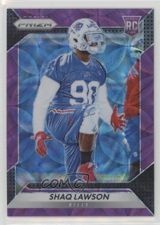 2016 Panini Prizm Rookie Purple Scope Prizm 31/99 Shaq Lawson #273 y8h