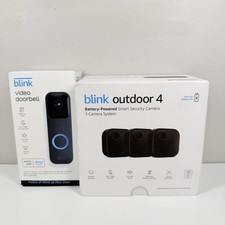 Blink Outdoor 4 4th Gen 1080p Wi-Fi Outdoor 3 Smart Camera  Video Doorbell