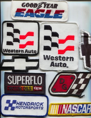 NASCAR Vintage Auto Race Uniform Patch Lot-variety of historic patches ...